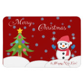 メリークリスマスと新年おめでとう！ マグネット (横)