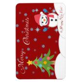 メリークリスマスと新年おめでとう！ マグネット (縦)