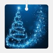 メリークリスマスと新年おめでとう！ メタルオーナメント (裏面)