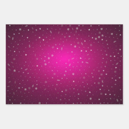 メリークリスマスと新年おめでとう！ ラッピングペーパーシート