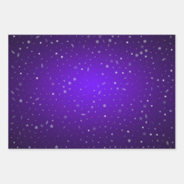 メリークリスマスと新年おめでとう！ ラッピングペーパーシート