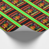 メリークリスマスと新年おめでとう ラッピングペーパー (角)