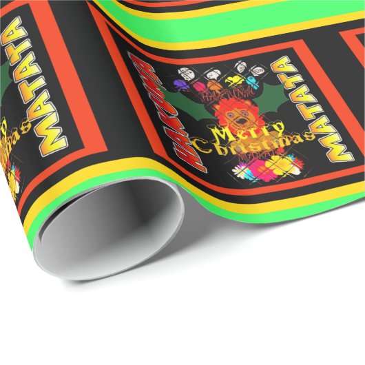 メリークリスマスと新年おめでとう ラッピングペーパー (ロールコーナー)