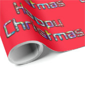 メリークリスマスと新年おめでとう ラッピングペーパー (ロールコーナー)