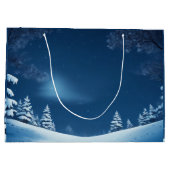 メリークリスマスと新年おめでとう! ラージペーパーバッグ (裏面)