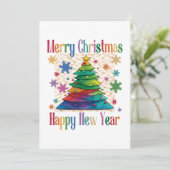 メリークリスマスと新年おめでとう 招待状 (スタンド正面)