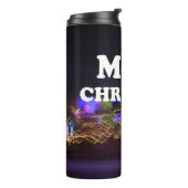 メリークリスマスと新年のあいさつ タンブラー (回転左)