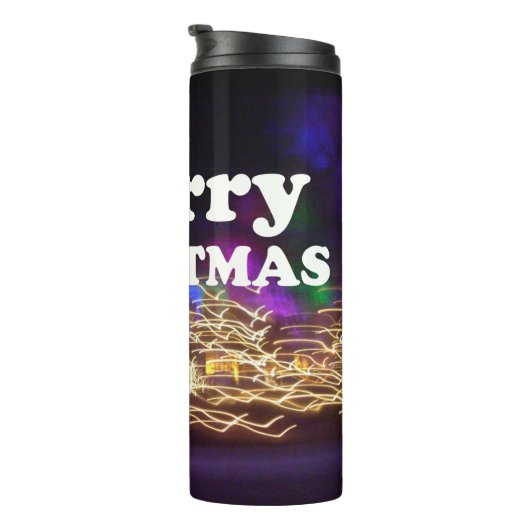 メリークリスマスと新年のあいさつ タンブラー (回転右)