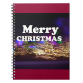 メリークリスマスと新年のあいさつ ノートブック (正面)