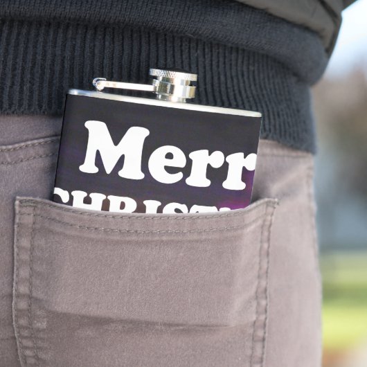 メリークリスマスと新年のあいさつ フラスク (インサイチュ)