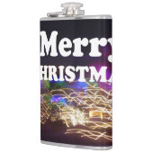 メリークリスマスと新年のあいさつ フラスク (左)