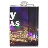 メリークリスマスと新年のあいさつ フラスク (裏面)