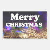 メリークリスマスと新年のあいさつ ポストイット (正面)