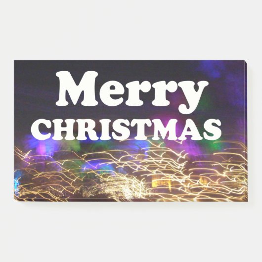 メリークリスマスと新年のあいさつ ポストイット (正面)