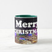 メリークリスマスと新年のあいさつ マグカップ (中央)