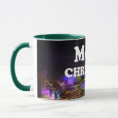 メリークリスマスと新年のあいさつ マグカップ (左)