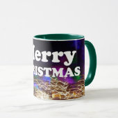 メリークリスマスと新年のあいさつ マグカップ (正面右)