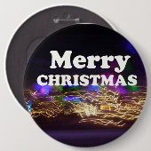 メリークリスマスと新年のあいさつ 缶バッジ (正面&裏面)