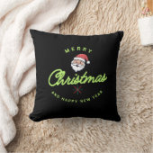 メリークリスマスと新年のあけましておめでとうございます クッション (ブランケット)