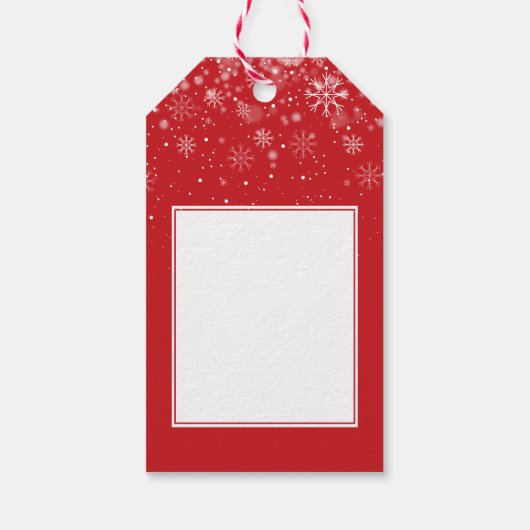 メリークリスマスと新年のお祝い ギフトタグ (裏面)