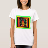 メリークリスマスと新年のアパレル Tシャツ (正面)