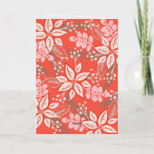 メリークリスマスと新年の書 箔シーズンカード (裏面)