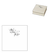 メリークリスマスと新年(2) ラバースタンプ (押印)