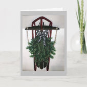 「メリークリスマスと本当に嬉しい新年」 カード (正面)