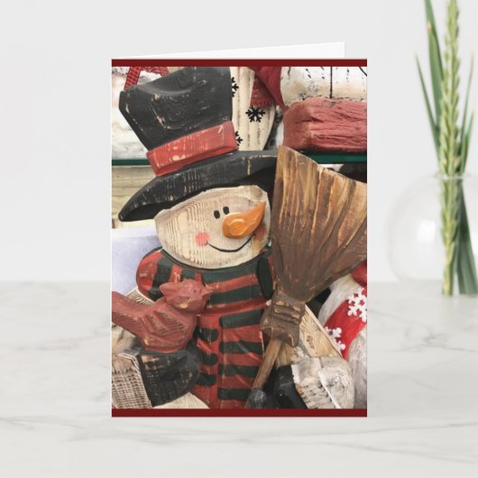 「メリークリスマスと本当に嬉しい新年」 カード (正面)