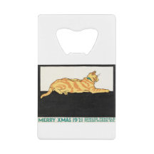 メリークリスマスと猫byエドワード・ペンフィールド。