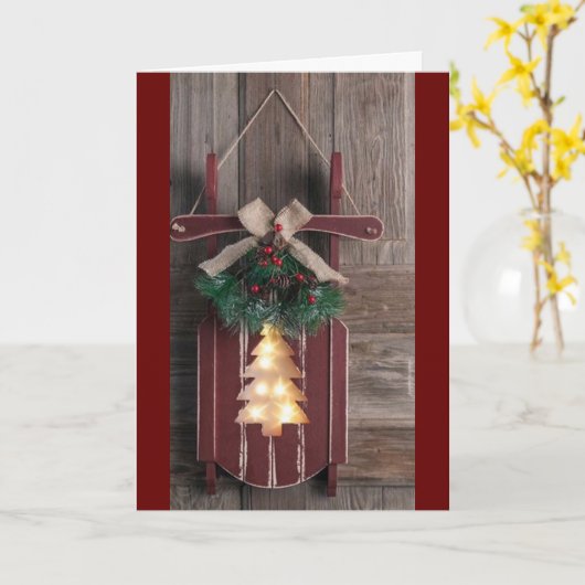 メリークリスマスと非常に幸せな新年 カード (黄色い花)