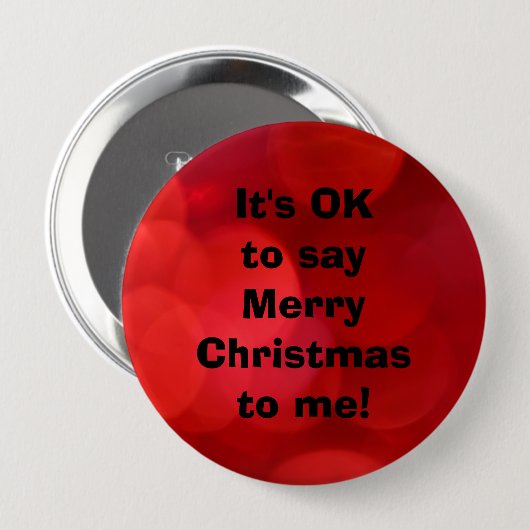 「メリークリスマスなんて言ってもいいわ」ボタン 缶バッジ (正面&裏面)