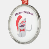 メリークリスマスにゃん！ メタルオーナメント (左)