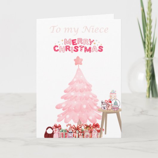 メリークリスマスのおもちゃ姪 シーズンカード (正面)