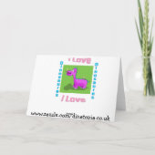 メリークリスマスのお母さん シーズンカード (裏面)