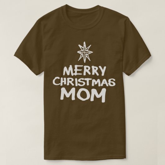 メリークリスマスのお母さんB Tシャツ (デザイン正面)