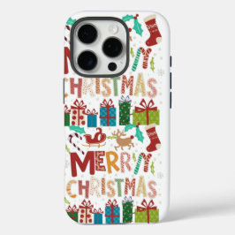 メリークリスマスのお祝い祭り iPhone 16 PROケース
