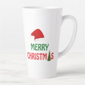 メリークリスマスのお祭りギフトデザイン カフェラテマグ (右)