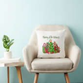 メリークリスマスのまわりにのプレゼント クッション (椅子)