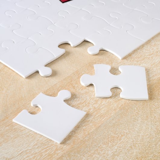 メリークリスマスのまわりにのプレゼント ジグソーパズル (側面)