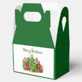 メリークリスマスのまわりにのプレゼント フェイバーボックス (オープン)