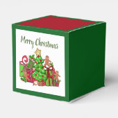 メリークリスマスのまわりにのプレゼント フェイバーボックス (裏面サイド)