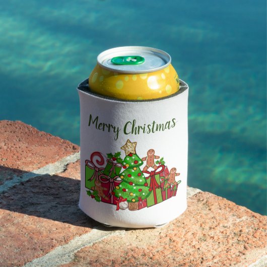 メリークリスマスのまわりにのプレゼント 缶クーラー (インサイチュ プール)