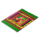 メリークリスマスのまわりに世の中は嬉しい ノートブック (左側)