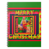 メリークリスマスのまわりに世の中は嬉しい ノートブック (正面)