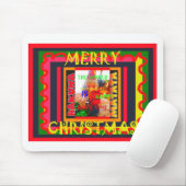 メリークリスマスのまわりに世の中は嬉しい マウスパッド (マウス)