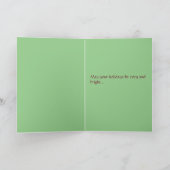 メリークリスマスのアイルランドの休日の挨拶状 シーズンカード (内部)