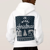 メリークリスマスのアナグラムパーソナライズされた名 (裏面)