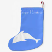 メリークリスマスのイルカ スモールクリスマスストッキング (裏面)