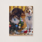 メリークリスマスのオーストラリア人 ジグソーパズル (縦)